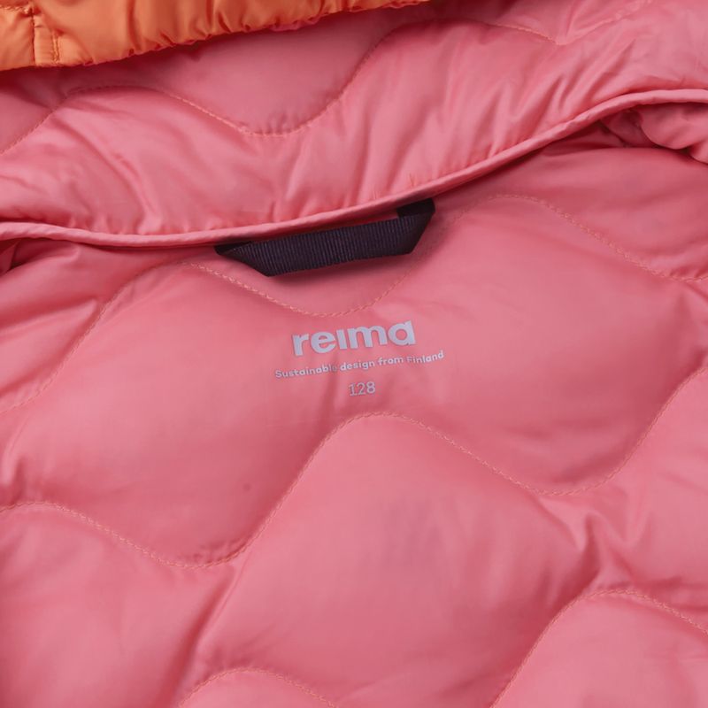 Reima Fossila children's down jacket cantaloupe orange 4