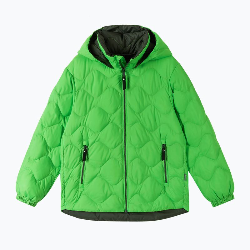 Reima Fossila children's down jacket neon green 2