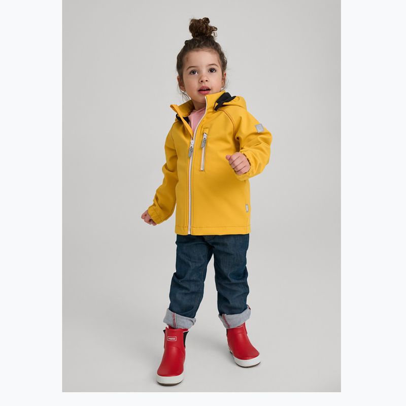 Reima children's softshell jacket Vantti autumun yellow 8