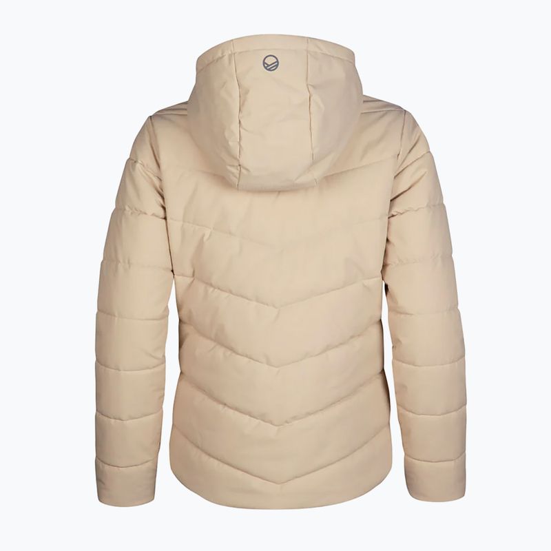 Women's ski jacket Halti Mellow fields of rye beige 2