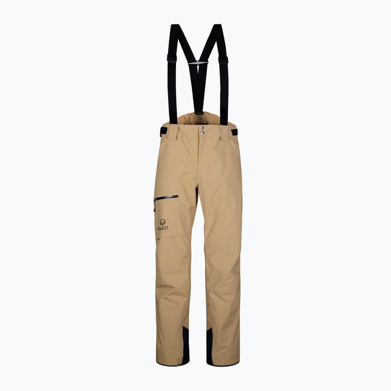 Men's ski trousers Halti Carvey DX kelp beige 3