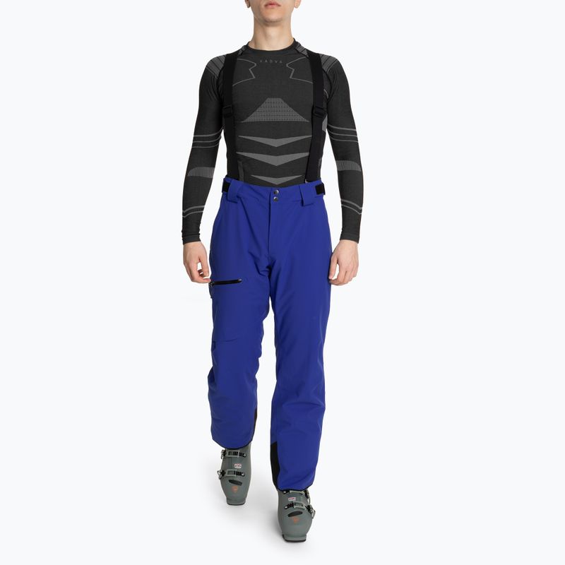Men's ski trousers Halti Carvey DX surf the web blue