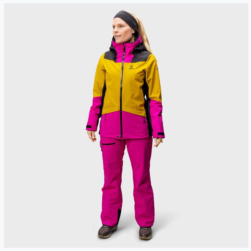 Women's ski jacket Halti Planker DX prima pink 2