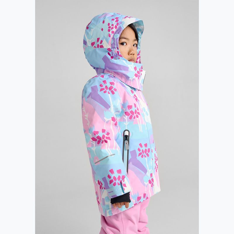 Reima Kiiruna light turquoise children's ski jacket 14