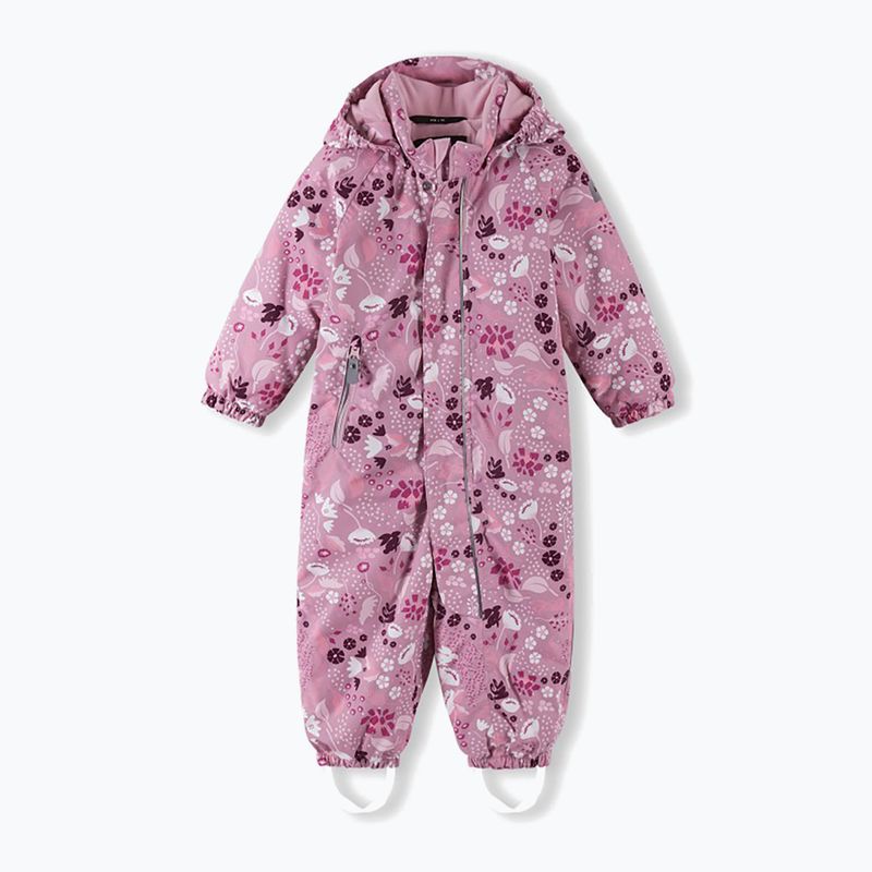 Reima Puhuri grey pink children's ski suit 2