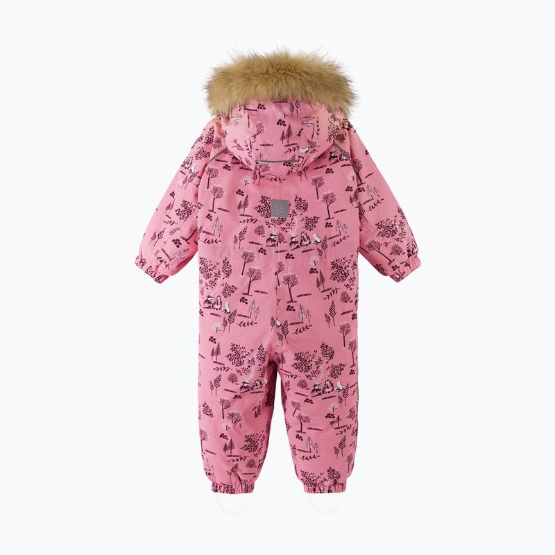 Reima Lappi sunset pink children's ski suit 3