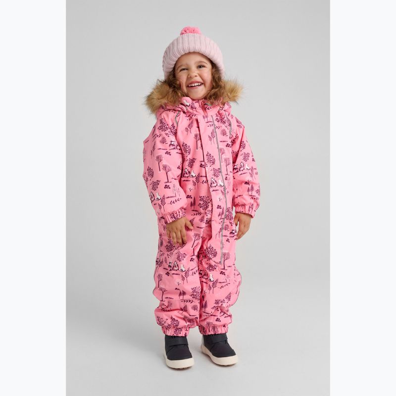Reima Lappi sunset pink children's ski suit 12