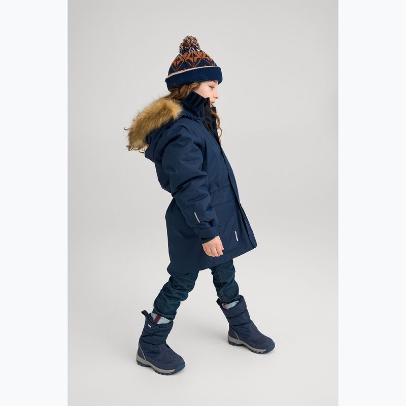 Reima Pohjoinen children's winter beanie navy 13
