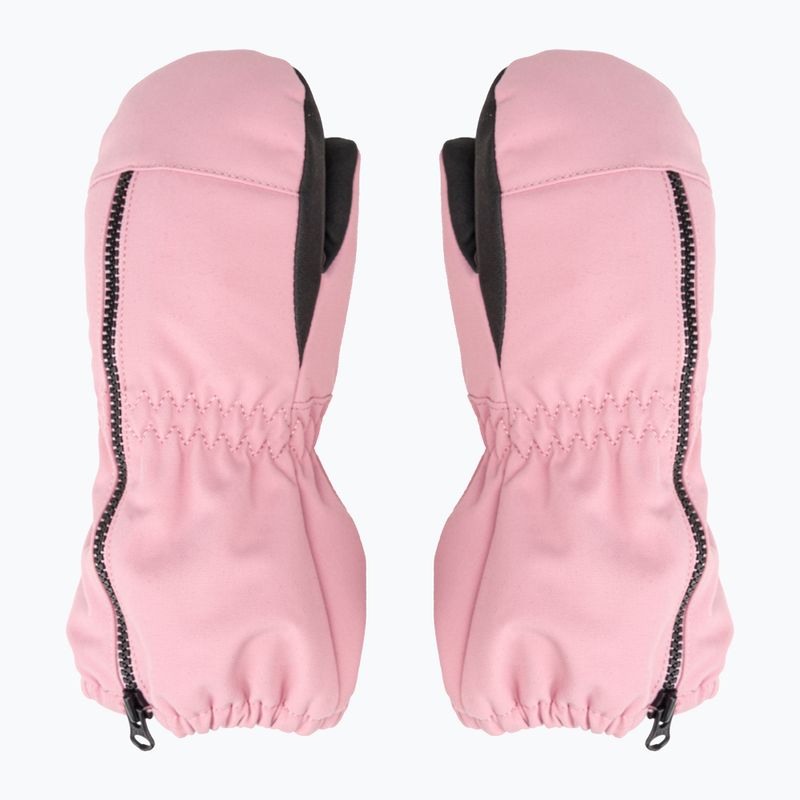Reima Tepas Mittens children's ski gloves grey pink 3