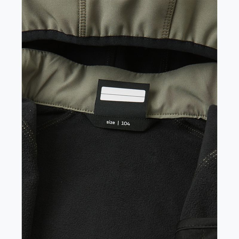 Reima Vantti greyish green children's softshell jacket 6