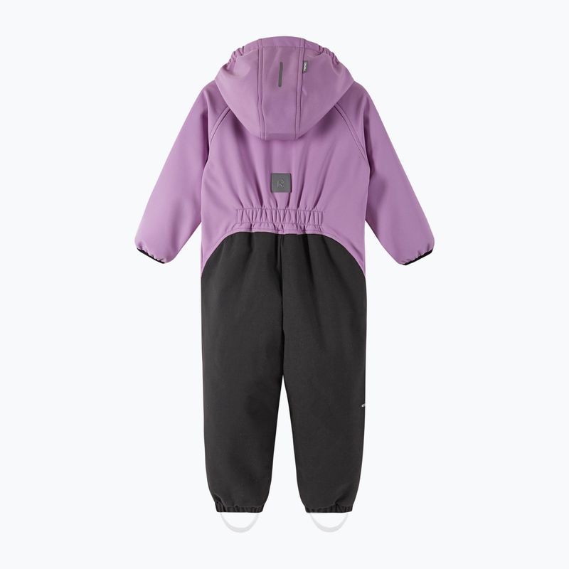 Reima children's softshell jumpsuit Mjosa lilac pink 3