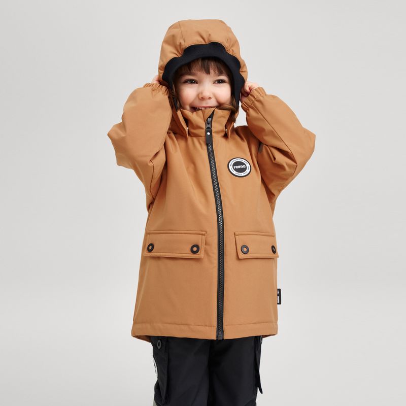 Reima children's rain jacket Symppis peanut brown 8