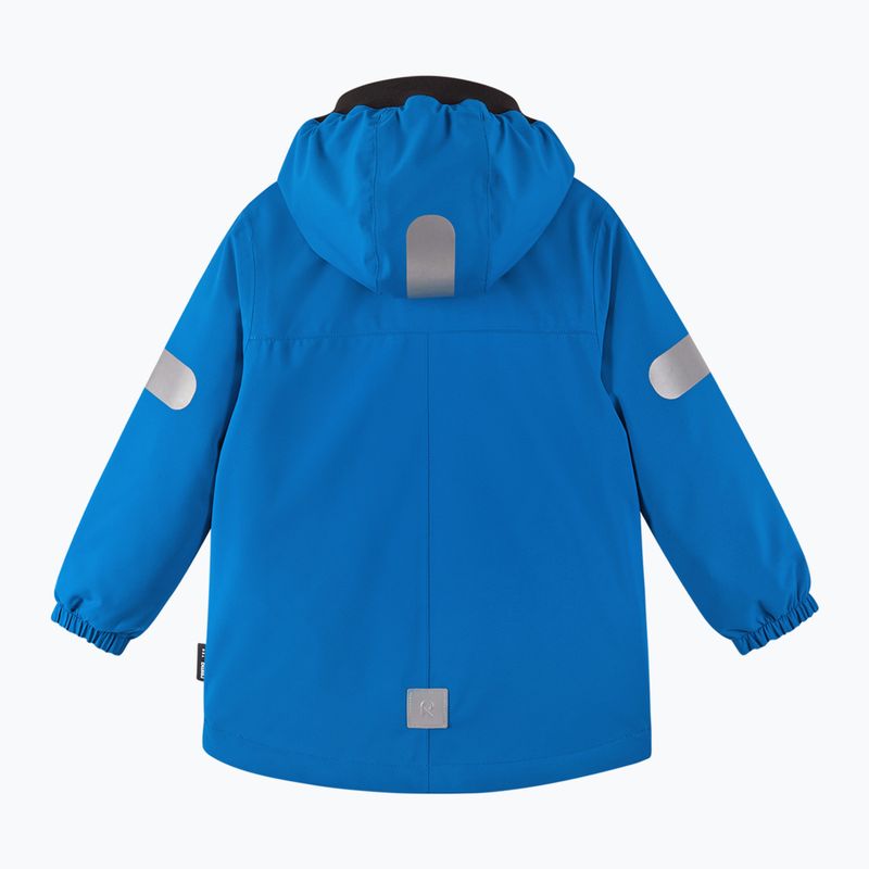 Reima Symppis bright blue children's rain jacket 2