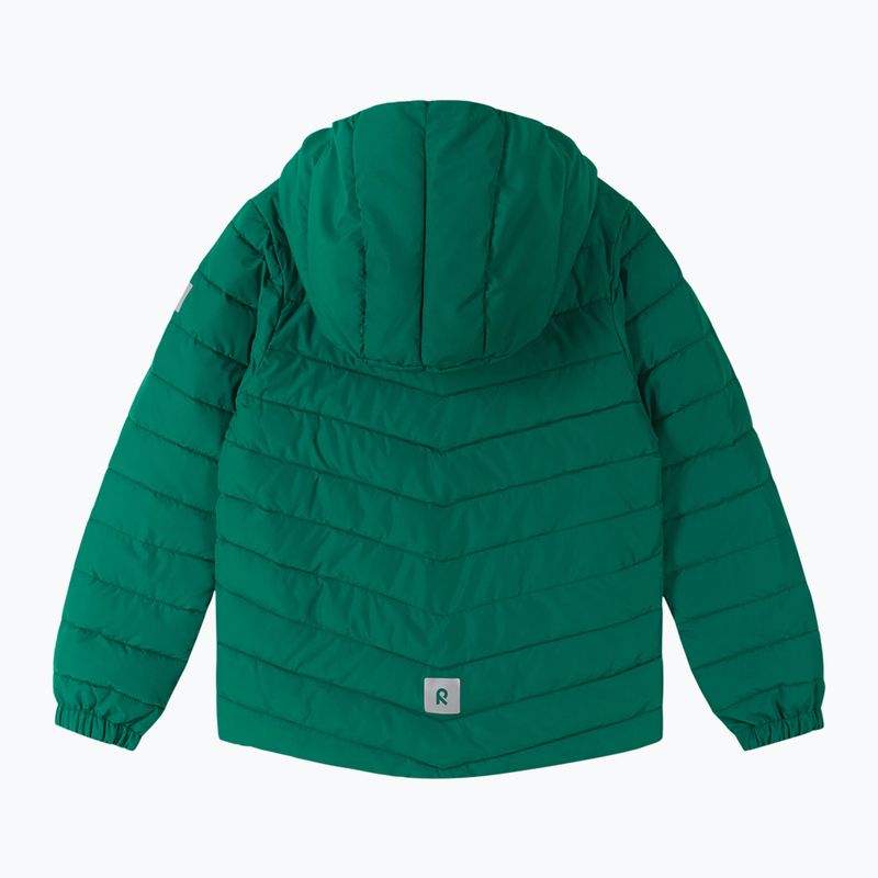 Reima Uumaja deeper green children's down jacket 2