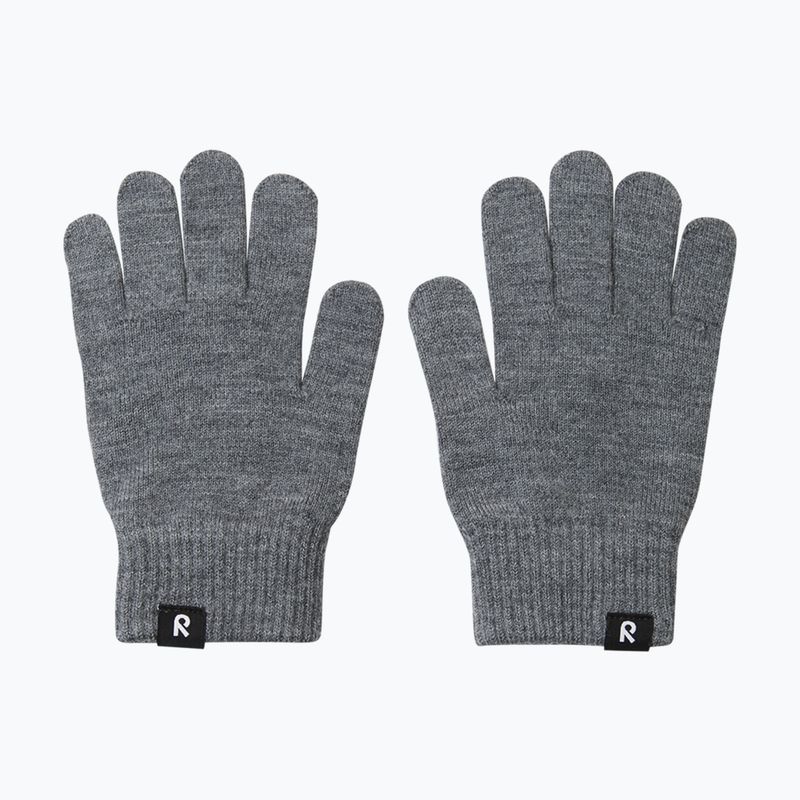 Children's winter gloves Reima Sormin melange grey 2