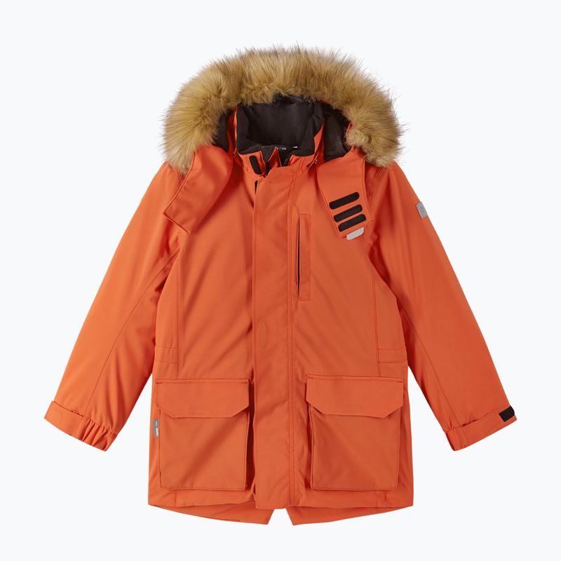 Reima Ajaton mandarin orange children's winter jacket 2