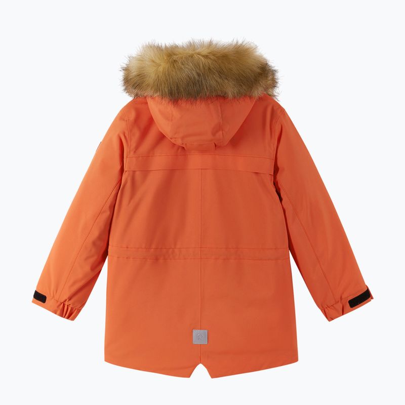 Reima Ajaton mandarin orange children's winter jacket 3