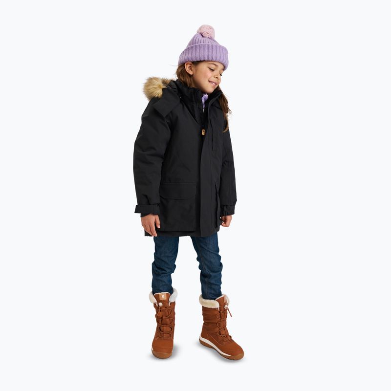 Children's winter jacket Reima Ajaton black 10