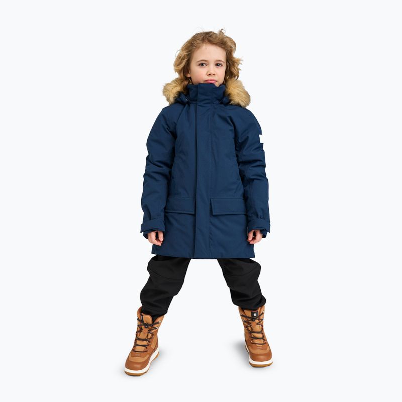 Children's winter jacket Reima Serkkula navy 14
