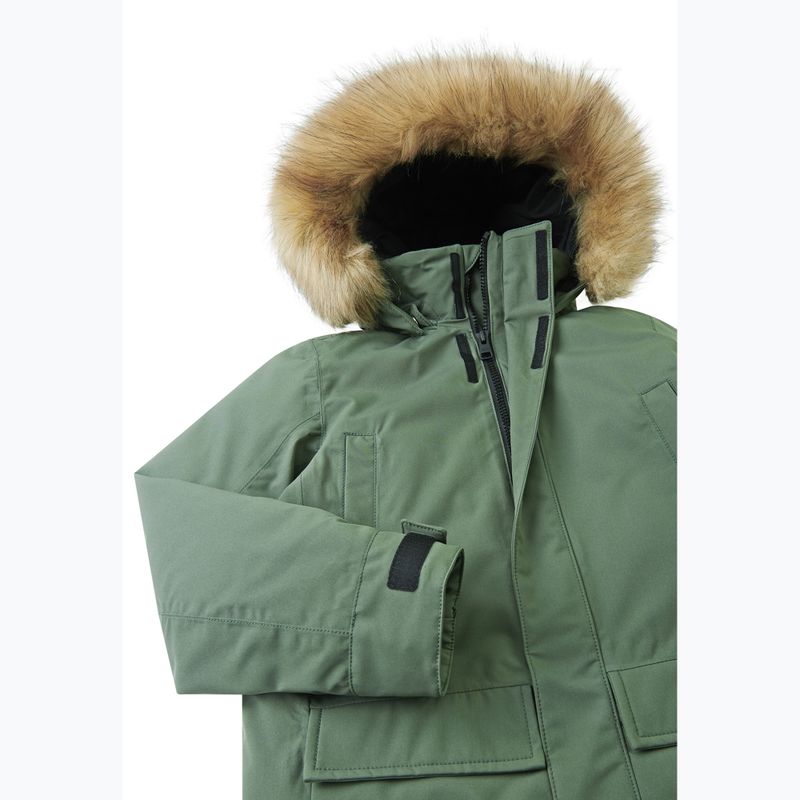 Children's winter jacket Reima Serkkula thyme green 4