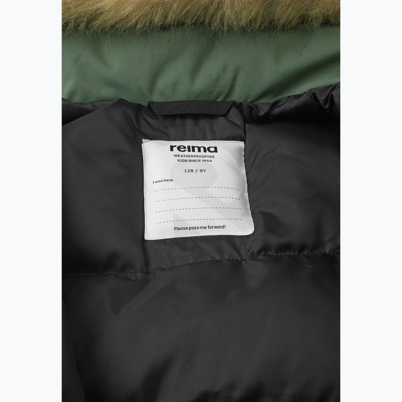 Children's winter jacket Reima Serkkula thyme green 6