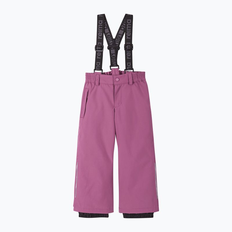 Reima Loikka red violet children's ski trousers