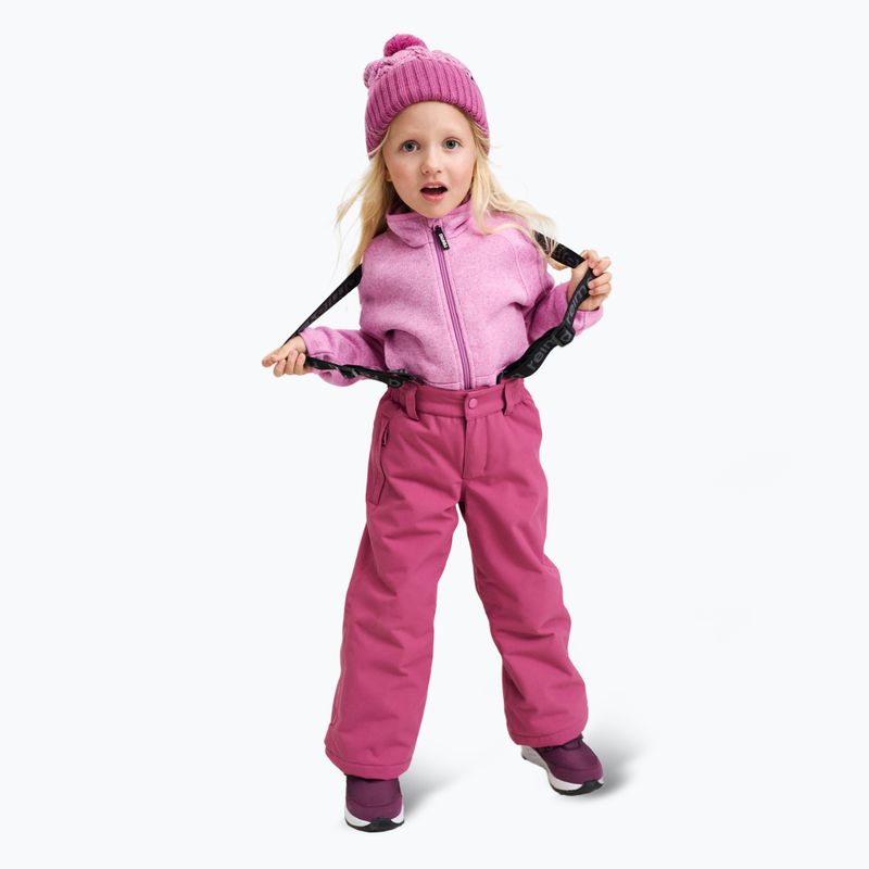 Reima Loikka red violet children's ski trousers 7