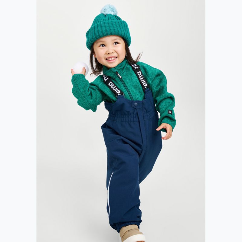 Reima Topsu deeper green children's winter beanie 6