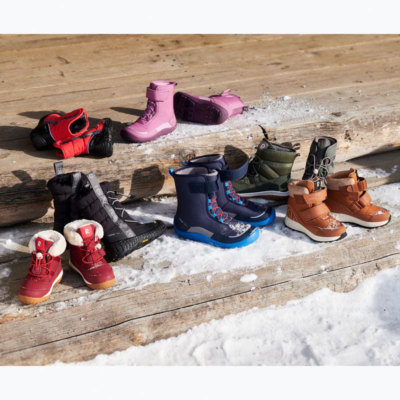 Children's snow boots Reima Hallava cinnamon brown 11