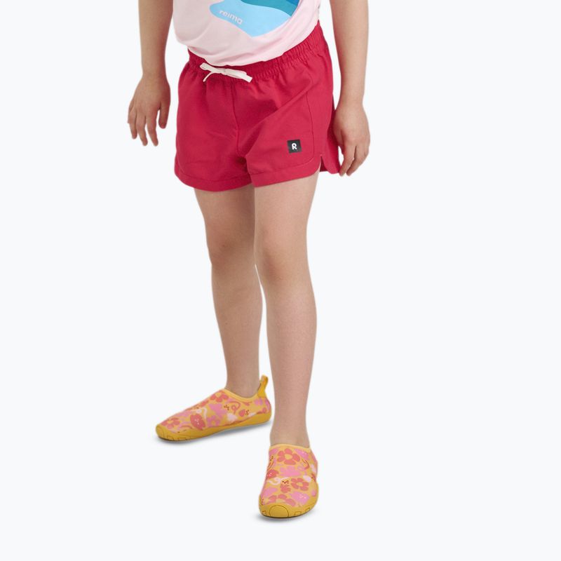Reima Nauru bright berry children's swimming shorts
