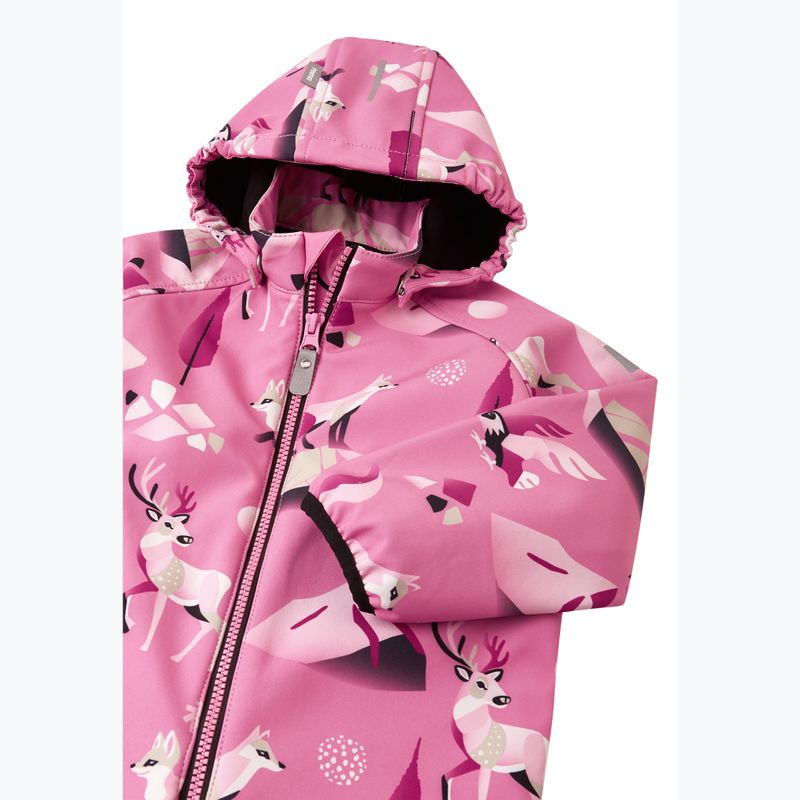 Children's softshell suit Reima Mjosa soft coral 4