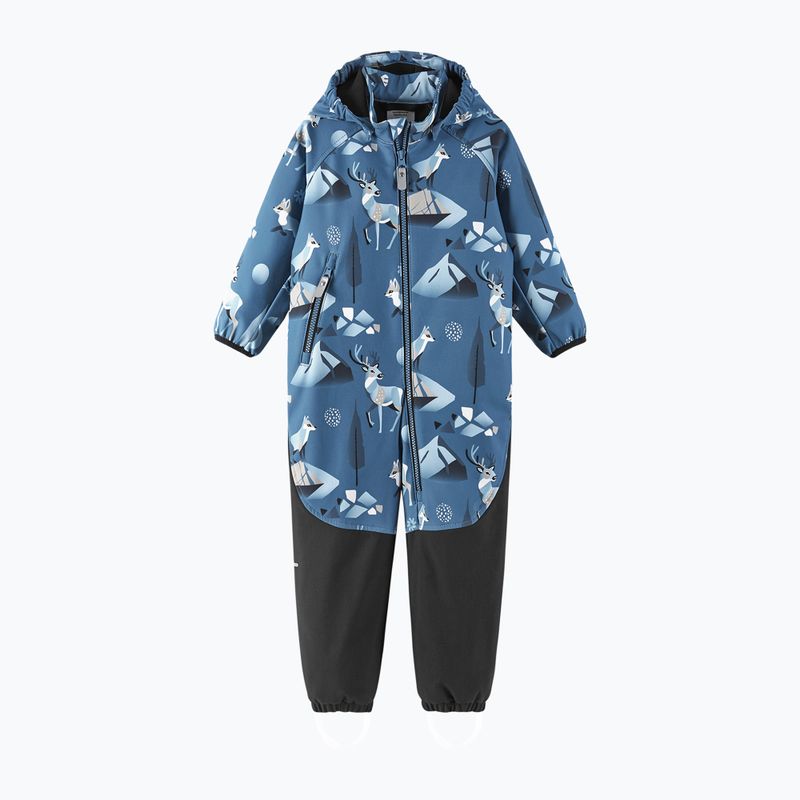 Children's softshell suit Reima Mjosa blue ocean 2