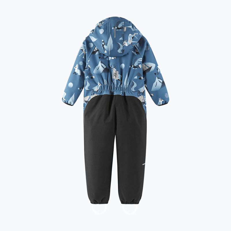 Children's softshell suit Reima Mjosa blue ocean 3