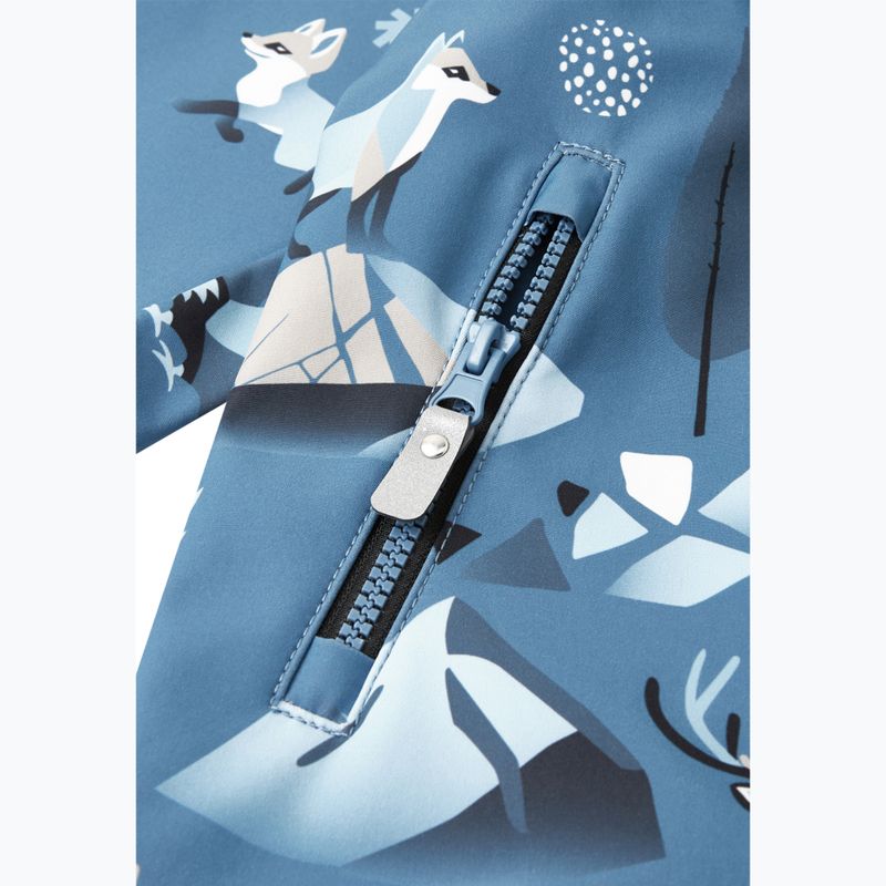 Children's softshell suit Reima Mjosa blue ocean 7