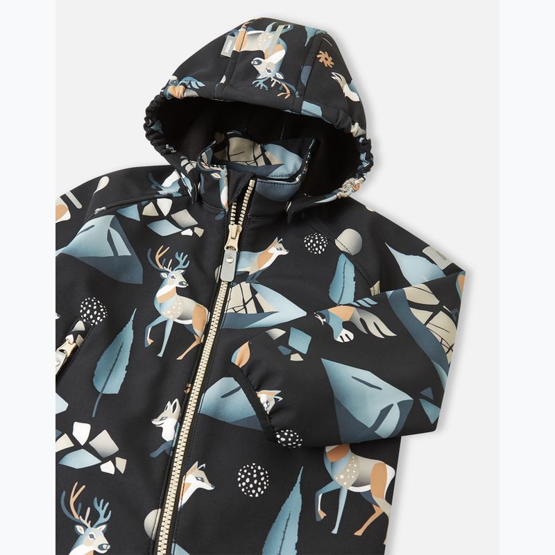 Children's softshell suit Reima Mjosa black 3