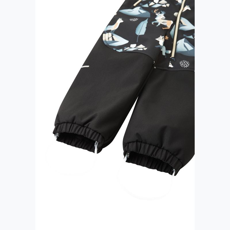 Children's softshell suit Reima Mjosa black 5