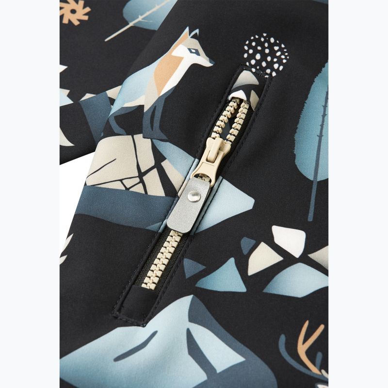 Children's softshell suit Reima Mjosa black 6