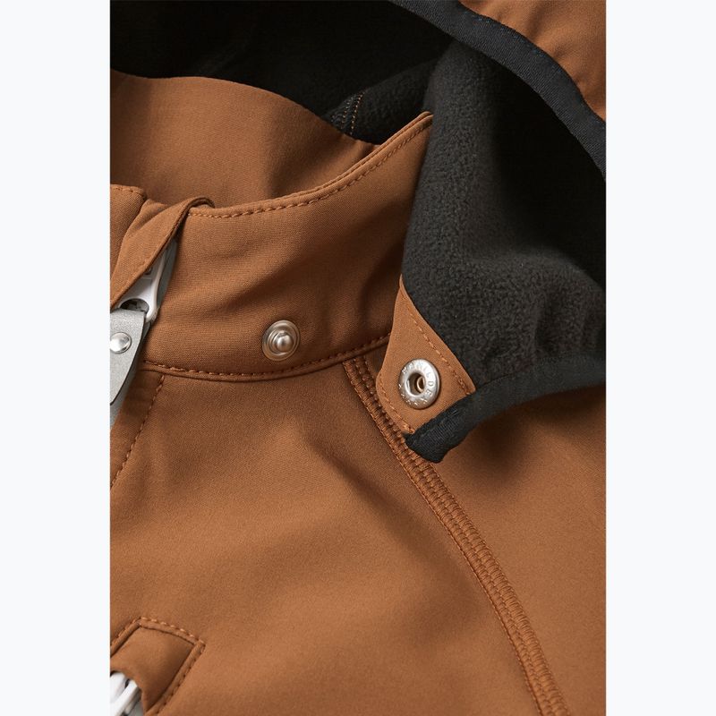 Children's softshell jacket Reima Vantti cinnamon brown 5
