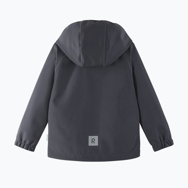 Children's softshell jacket Reima Vantti soft black 2