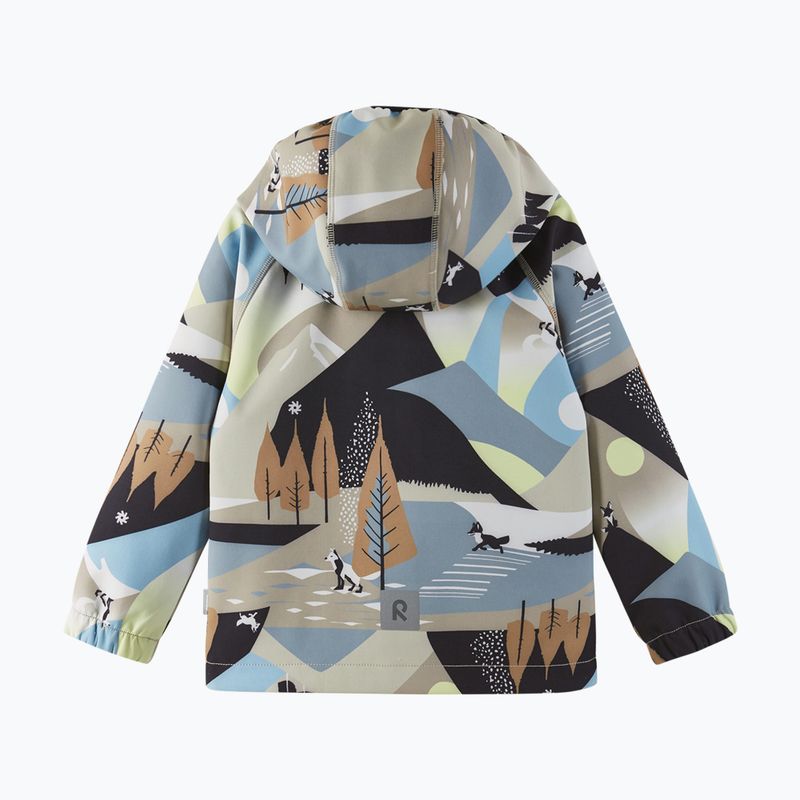 Children's softshell jacket Reima Vantti earthy beige 3