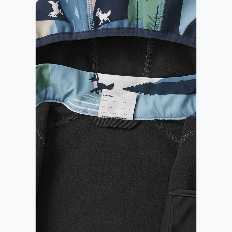 Children's softshell jacket Reima Vantti blue ocean 6