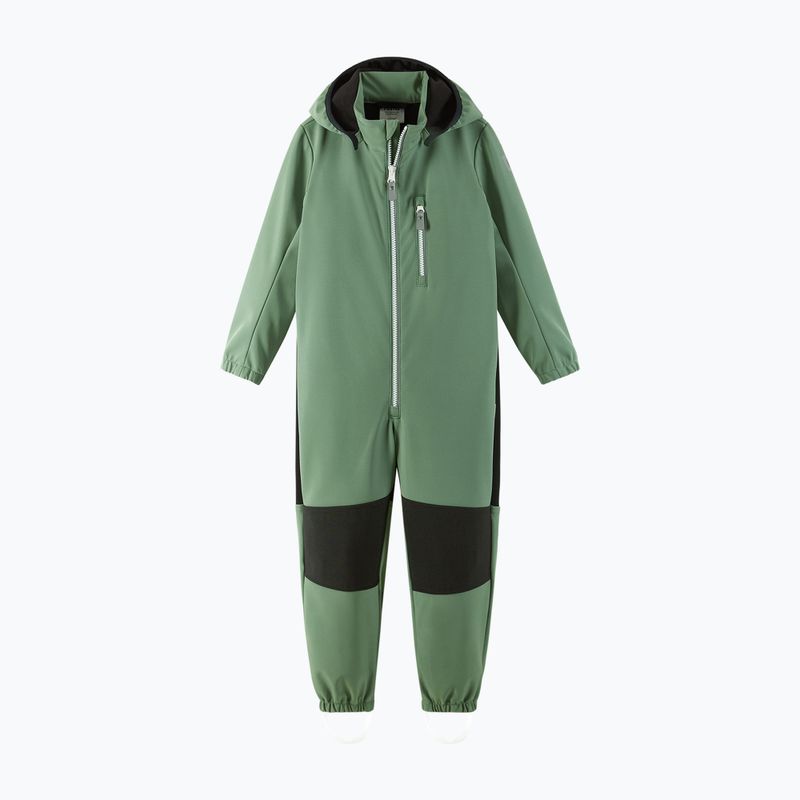 Children's softshell suit Reima Nurmes deeper green clay 3
