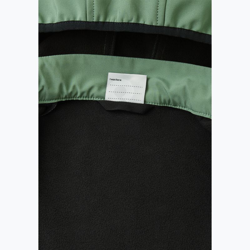 Children's softshell suit Reima Nurmes deeper green clay 5