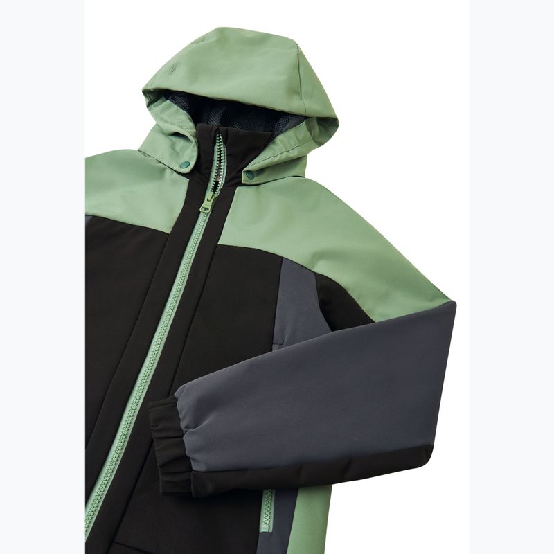 Children's hybrid jacket Reima Vaeltava green clay 4