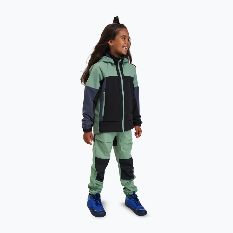Children's hybrid jacket Reima Vaeltava green clay 11