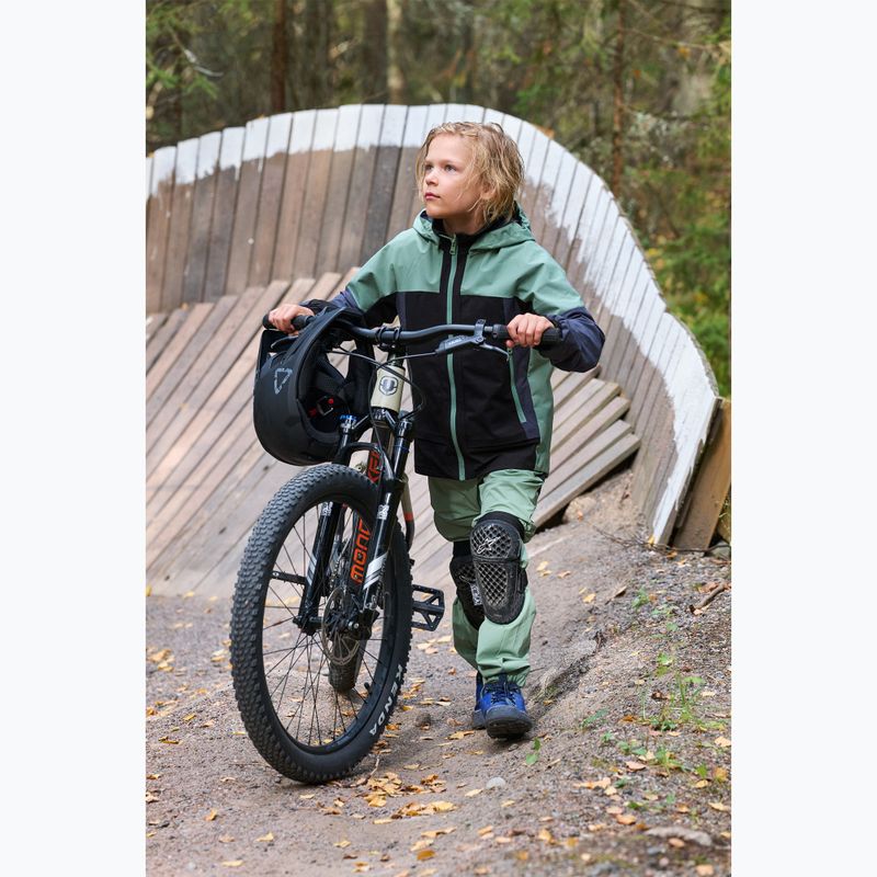Children's hybrid jacket Reima Vaeltava green clay 12