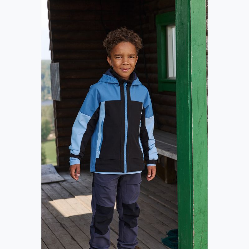 Children's hybrid jacket Reima Vaeltava blue ocean 11