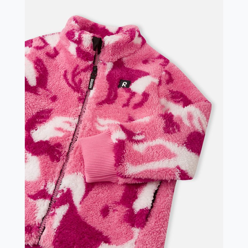 Children's fleece sweatshirt Reima Turkkinen soft coral 3