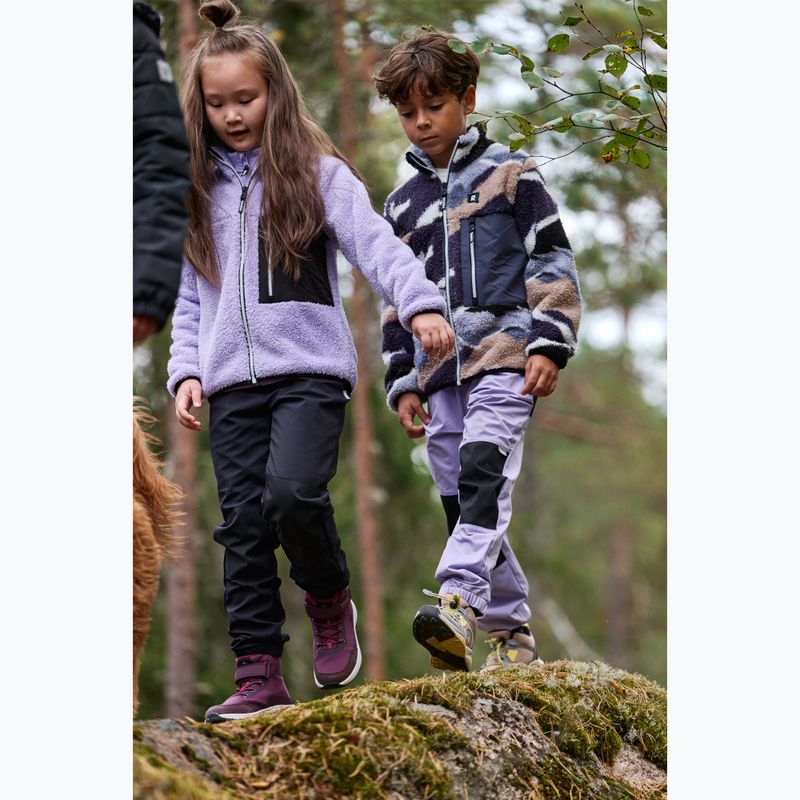 Children's fleece sweatshirt Reima Turilas soft black 8