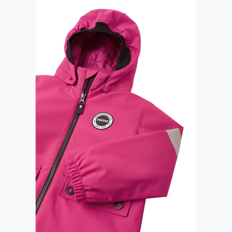 Children's rain jacket Reima Symppis rosy berry 4